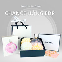 Hộp Quà Tặng Nước Hoa Nữ Chanel Chance Hồng EDP 100ML_ Hương Thơm Quyến Rũ,Lưu Hương Lâu