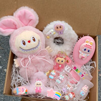 Hộp quà tặng phụ kiện móc khoá Labubu hottrend tặng bạn nữ , bé gáu ngày sinh nhật, ngày lễ ý nghĩa.