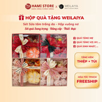 Hộp Quà Tặng Phụ Nữ Sữa Tắm Trắng Da Hương Nước Hoa Weilaiya 450ml Làm Quà Tặng 8/3,20/10,20/11