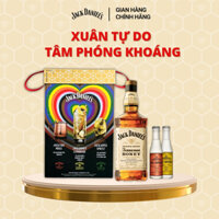 Hộp quà tặng Rượu Whiskey Jack Daniel's Tennessee Nồng độ 40% 700ml và nước pha