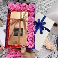 Hộp quà tặng sinh nhật , valentine , giáng sinh ... dùng đóng gói nước hoa chai Full