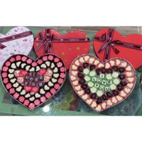 Hộp quà tặng socola valentine 67-69 viên viết chữ theo yêu cầu giá rẻ