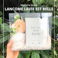 Hộp quà tặng trong suốt, Nước hoa Lancome La Vie Est Belle 75ml - Hương quyến rũ, quà tặng tinh tế
