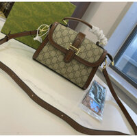 [Hộp Quà Tặng] Túi Xách Da Gucc / Lv Thời Trang Da Cao Cấp Phong Cách Retro Túi Đeo Ngang Nữ