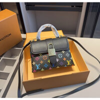 [Hộp Quà Tặng] Túi Xách Lv S-lock Thời Trang Da Bò Chất Lượng Cao Dây Đeo Vai Dài Túi Đeo Ngang Nữ