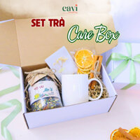 Hộp Quà Tặng Vu Lan, Trà Thảo Mộc Và Ly Sứ, Set Quà Trà Care Box Ý Nghĩa