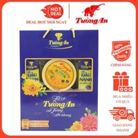 Hộp Quà Tết 2 Chai Dầu Đậu Nành Tường An (2 Chai x 1L) - Tặng Kèm Bơ Tường An 200G