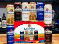 Hộp quà tết bia Kaiserdom Đức - lon 500 ml