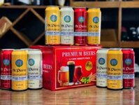 Hộp quà tết bia St.Pierre - lon 500 ml