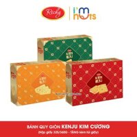 Hộp Quà Tết Cao Cấp 2026 Richy Bánh Quy Giòn Kenju Kim Cương Tặng Kèm Túi Giấy