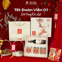 Hộp Quà Tết Đoàn Viên 1: Rượu Vang Đà Lạt