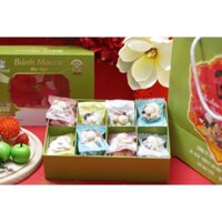 Hộp quà Tết Mai Thao 24 Bánh mắc ca mix hạt đế gạo lứt -  Sang Trọng ,bánh healthy