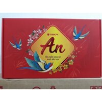 Hộp quà Tết Orion -Bình An II 976,7g(Kèm túi xách giấy)