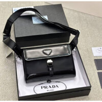 [Hộp quà] Thời trang prada Saffiaono Nylon chất lượng cao Túi đeo chéo nam thể thao thông thường
