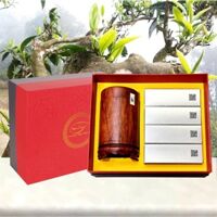 Hộp Quà Trà Bạch Ngọc Shan 500g - Mầm Trà cổ thụ SG