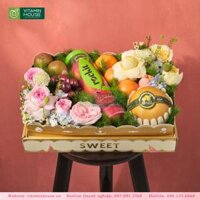 Hộp Quà Trái Cây - Cherry Úc, Lê Hàn, Hoa Tươi Sang Trọng Tặng Sinh Nhật