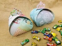 Hộp quà vương niệm đựng kẹo, bánh 11*14cm - Mẫu 7