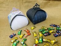 Hộp quà vương niệm đựng kẹo, bánh 11*14cm - Mẫu 21