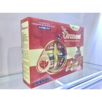 Hộp quà Yến huyết Oranest 420ml (6 lọ x 70ml) - Tốt cho tim mạch, huyết áp, 26% tổ yến - Nguyên liệu tổ yến sào cao cấp
