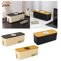 Hộp Quản Lý Cáp Dây Ổ Cắm Di Động Dây Tổ Chức Có Lỗ Dải Nguồn Hộp Cho Gia Đình USB Hub