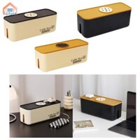 Hộp Quản Lý Cáp Dây Ổ Cắm Di Động Dây Tổ Chức Có Lỗ Dải Nguồn Hộp Cho Gia Đình USB Hub
