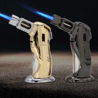 Hộp Qụet Bật Lửa Khò 1 Tia Để Bàn ZB697 Thiết Kế Đẹp Độc Lạ Lửa Khò Mạnh Mẽ - Dùng Gas  giao màu ngẫu nhiên