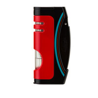 Hộp quẹt Bật Lửa Khò  1 tia Kèm Đục dùng gas cao cấp, lửa bền bỉ BCZ 487 - Mầu Đỏ