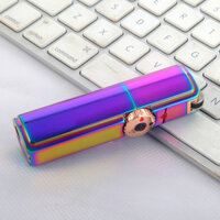 Hộp Qụet Bật Lửa Khò ZB 307 Thiết Kế Nhỏ Gọn Sang Trọng Lửa Khò Mạnh Mẽ Nhiều Màu - Dùng Gas Đá Cao Cấp - tím xanh