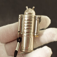 Hộp Quẹt Bật Lửa Xăng Đá 712 Thiết Kế Kiểu Dáng Robot Đẹp Độc Lạ - Dùng Xăng Bấc Đá Cao Cấp  giao màu ngẫu nhiên