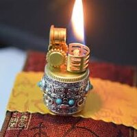 Hộp Quẹt Bật Lửa xăng Đá Mini Đẹp Độc Lạ Chief CF212 Cao Cấp