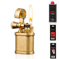 Hộp Qụet Bật Lửa  Xăng Mini Đẹp Độc Lạ HY703 Thiết Kế Nhỏ Gọn Tiện Lợi   Tặng Xăng Bấc Đá Chuyên Dụng Dùng Cho Bật Lửa