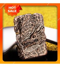 Hộp Quẹt Bật Lửa Zorro Z9815B Hình Rồng Cuộn Nổi Độc Lạ