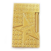 Hộp quẹt Dupont hoa văn vàng đẹp D85