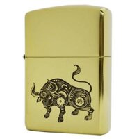 Hộp quẹt Zippo Armor hình con trâu