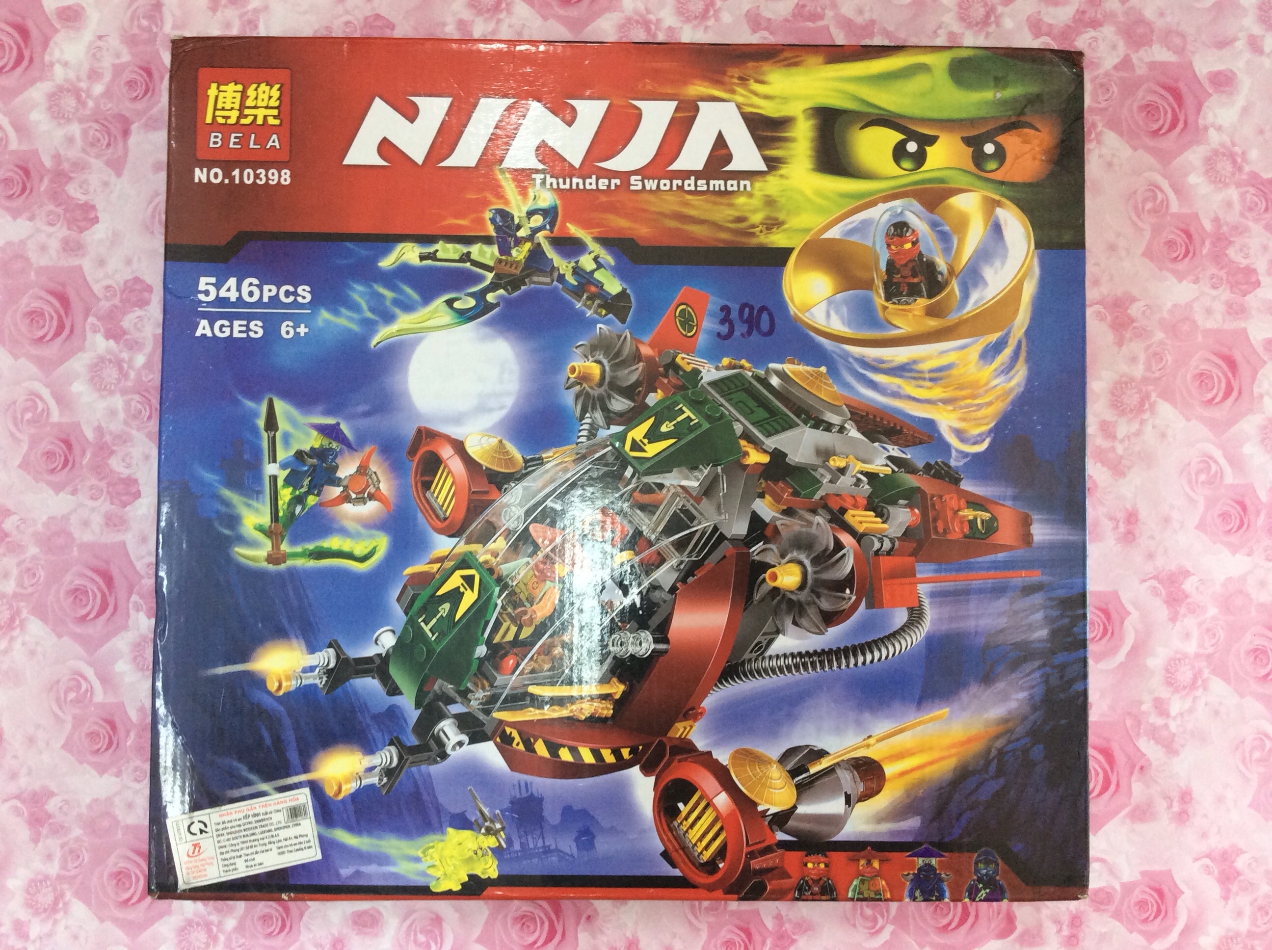 Hộp ráp xếp hình Ninja Go 10398