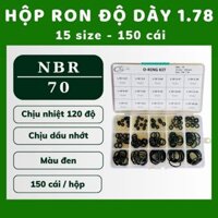Hộp ron N70 dày 1.78mm (15 size) vòng đệm cao su chịu dầu chịu nhiệt