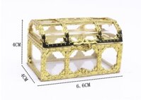 Hộp rương vàng SZIE NHỎ (kt 6.6cm x 4cmx x4cm).