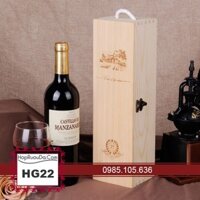 Hộp rượu gỗ,Hộp đựng rượu giá rẻ HG22