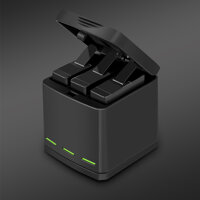 Hộp Sạc Pin Telesin Cho GoPro Hero 5 6 7 8  Dock Sạc Pin Cho GoPro - Hàng Nhập Khẩu