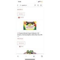 Hộp sáp màu Crayola 152 màu