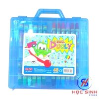 Hộp sáp tô màu Dooly 48 màu D.A P&T Hàn Quốc - Học Sinh Store