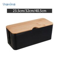 Hộp sắp xếp cáp Máy tính để bàn có lỗ Ổ cắm đa chức năng Hộp dòng dữ liệu cho điện thoại Hub USB Bảo vệ TV