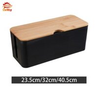 Hộp sắp xếp cáp Máy tính để bàn có lỗ Ổ cắm đa chức năng Hộp dòng dữ liệu cho điện thoại USB Hub TV