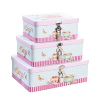 Hộp Sắt Đựng Đồ Để Bàn Có Khóa Đa Năng Tiện Dụng