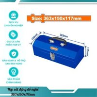 Hộp sắt đựng đồ nghề, hộp đựng dụng cụ cầm tay  363x150x117mm WADFOW WTB8A11