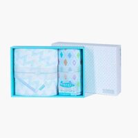 Hộp set 2 khăn cotton kháng khuẩn khử mùi Nissen 60x120, 34x75cm Kiyoraka KR-20011COL - Hachi Hachi Japan Shop