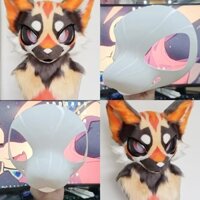 Hộp sọ tự làm đầu thú in 3d Thú [Mèo Canine Nhật Bản thông dụng 丨 Mặt nạ hộp sọ đẹp trai dễ thương]