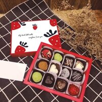 Hộp socola 12 viên (nhiều mẫu)