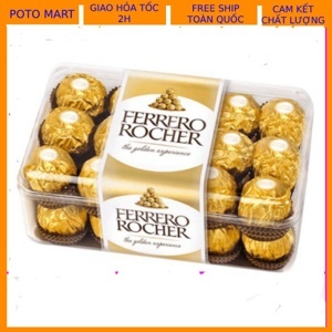 Hộp Socola Ferrero Rocher 30 viên, 375g