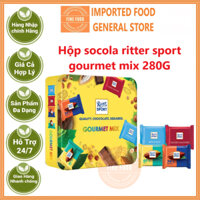 Hộp socola ritter sport gourmet mix 280g